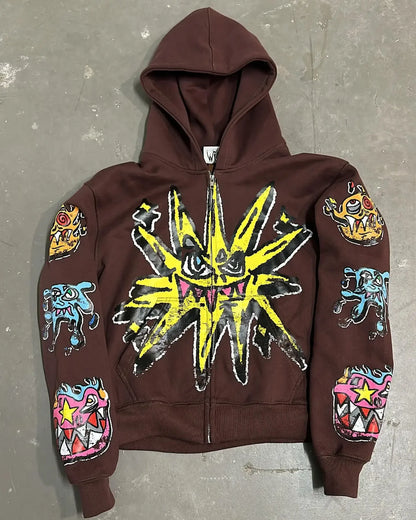 Streetwear Zipper Hoodie