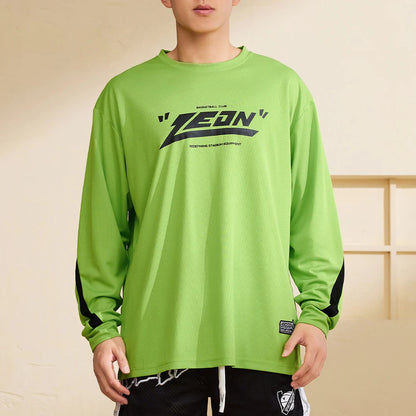 Streetwear Basketball Casual Long Sleeve T-shirt