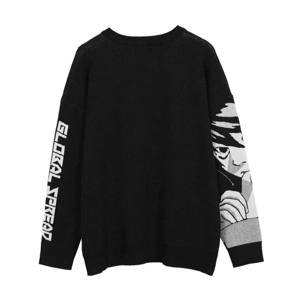 Streetwear Oversized Sweaters Long-Sleeve