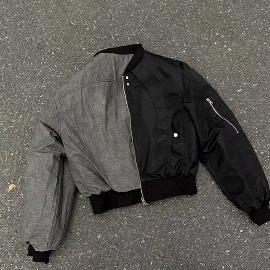 Casual Reversible Bomber Jacket